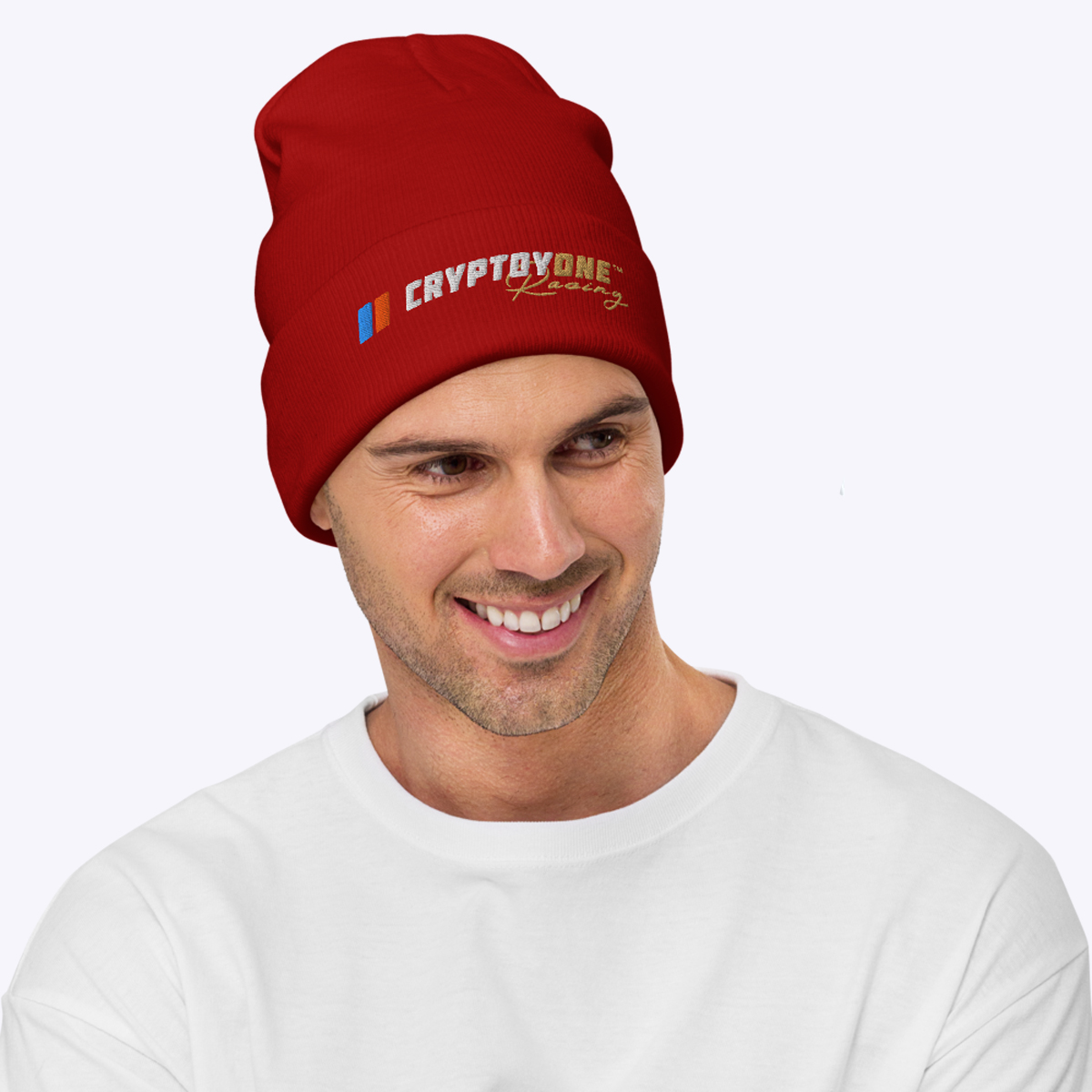 CryptoyOne Beanie (Red) - Image 2