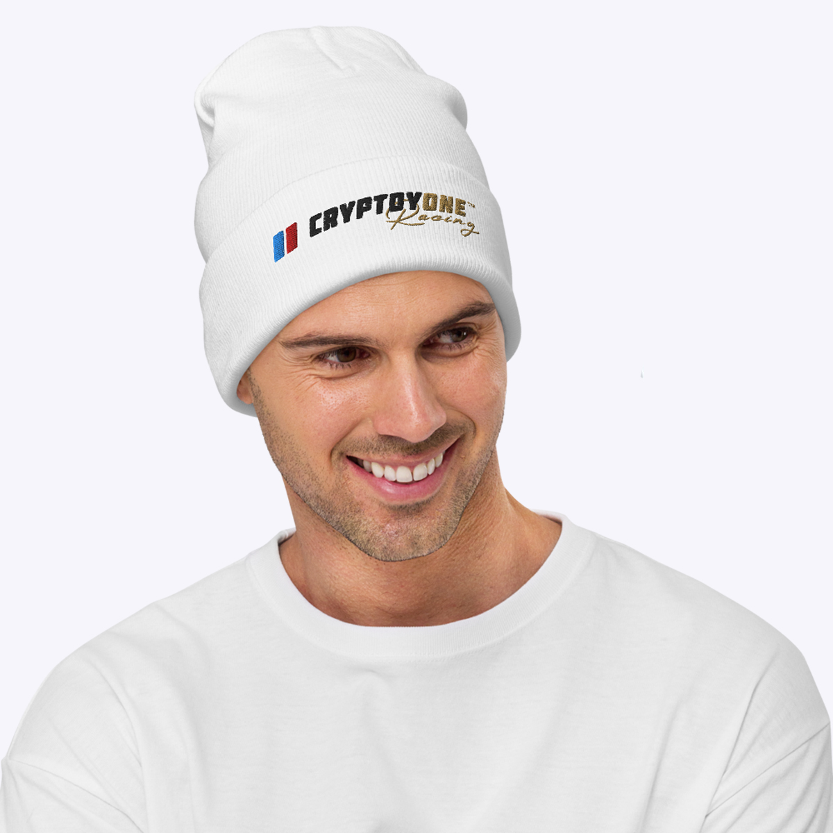 CryptoyOne Beanie (White) - Image 2