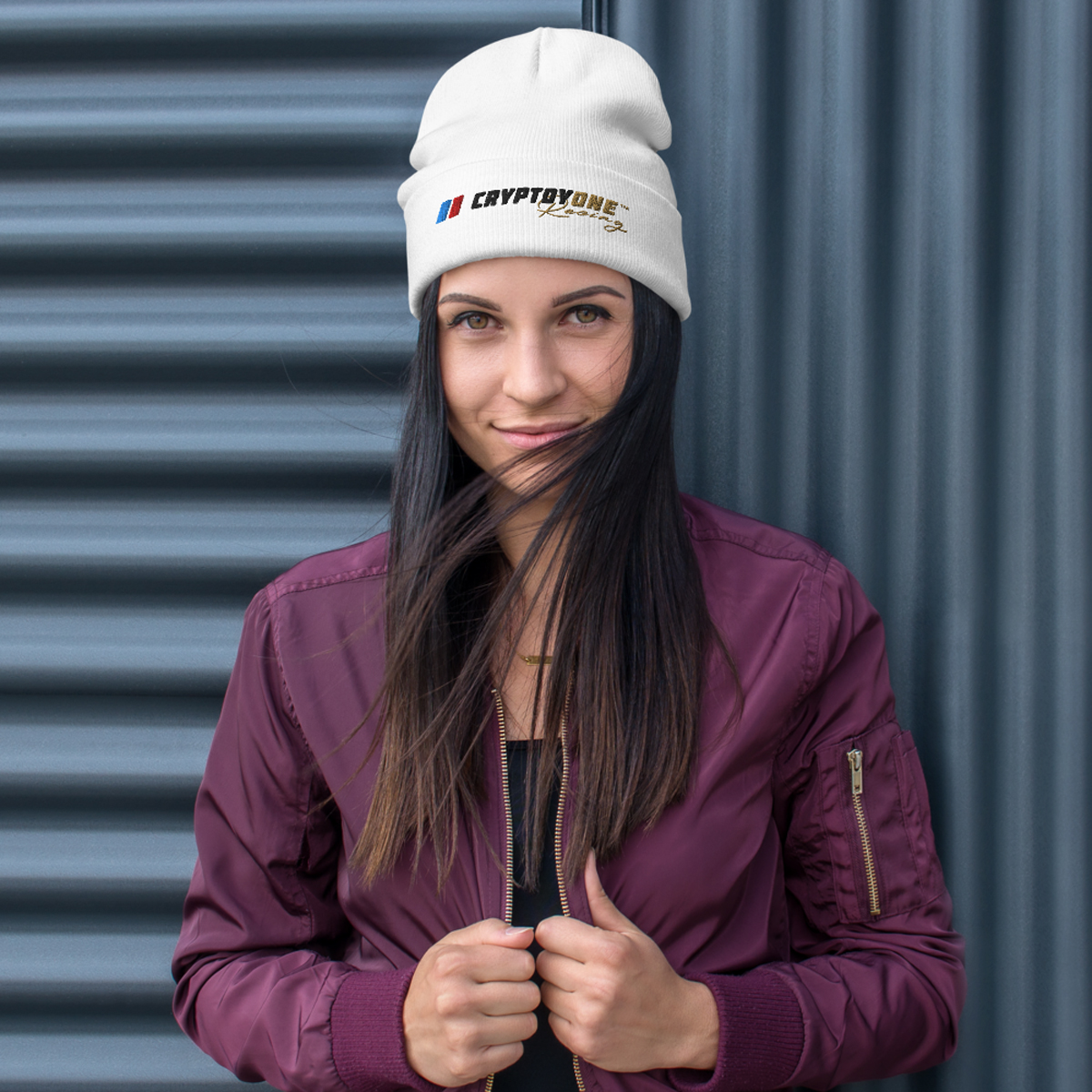 CryptoyOne Beanie (White) - Image 3