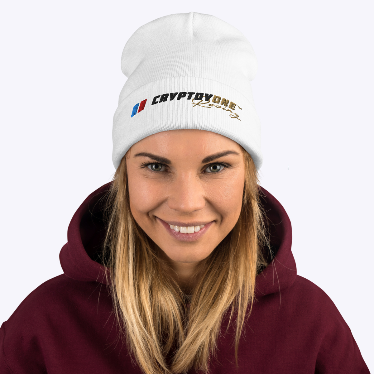 CryptoyOne Beanie (White) - Image 5