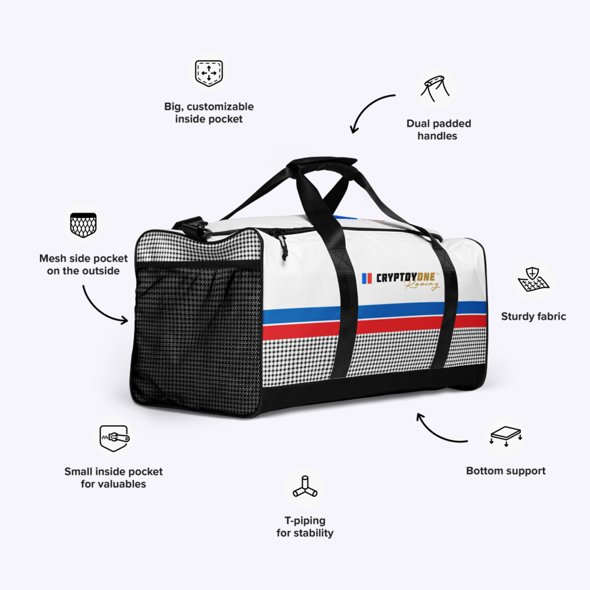 CryptoyOne Duffle Bag - Image 5