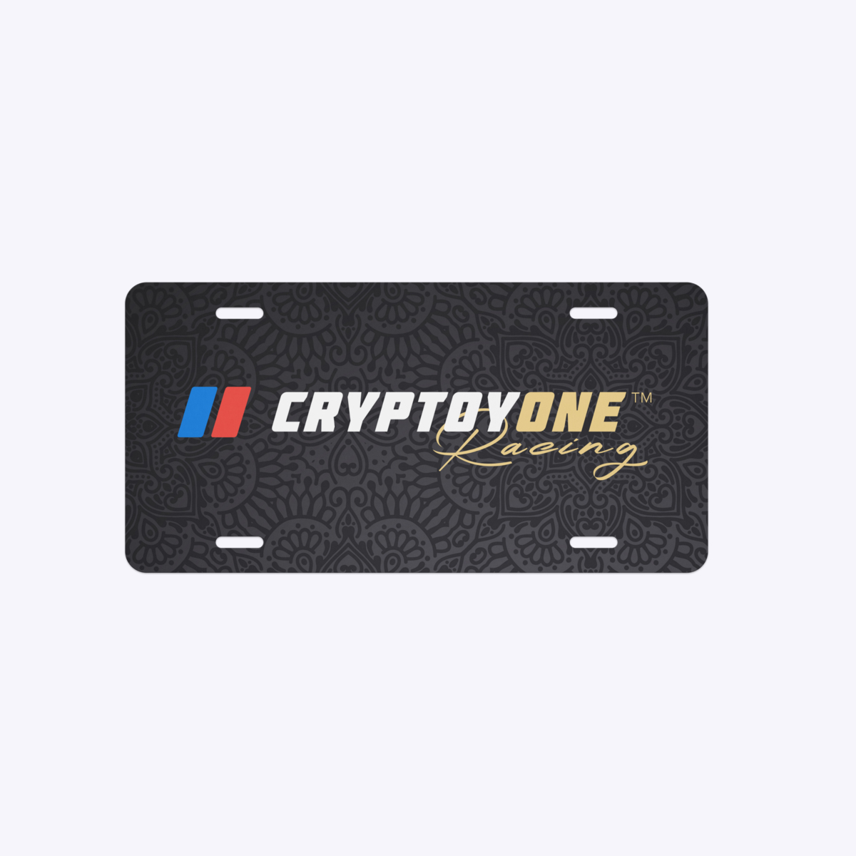 CryptoyOne License Plate